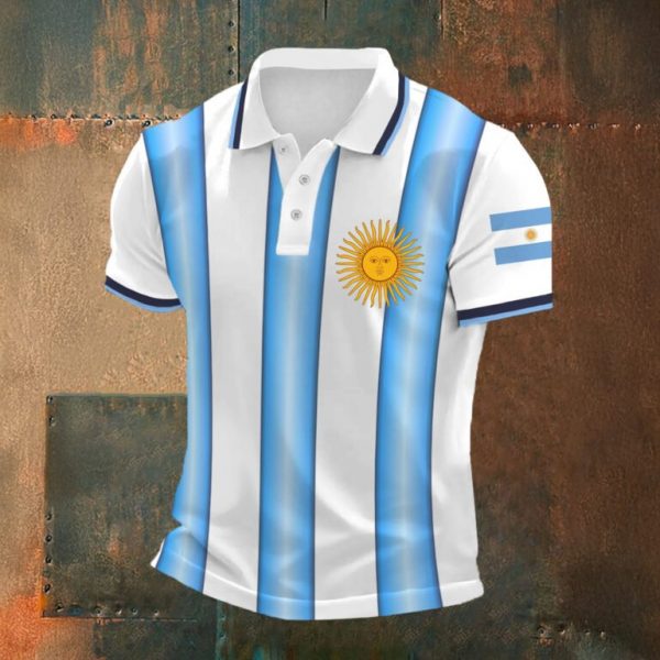 2026 FIFA World Cup Argentina Polo Shirt Game Day Shirt Soccer Lover Present - GowGowStore