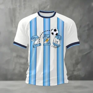 FIFA World Cup 2026 Argentina Soccer Shirt Game Day Fan Apparel Gift For Football Fans - GowGowStore
