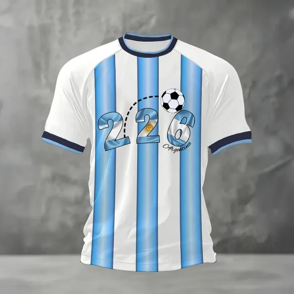 FIFA World Cup 2026 Argentina Soccer Shirt Game Day Fan Apparel Gift For Football Fans - GowGowStore