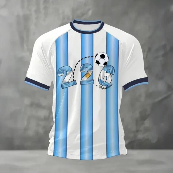 FIFA World Cup 2026 Argentina Soccer Shirt Game Day Fan Apparel Gift For Football Fans - GowGowStore