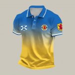 2026 FIFA World Cup Scotland Polo Shirt Scotland Soccer Team Apparel Present For Soccer Lovers - GowGowStore