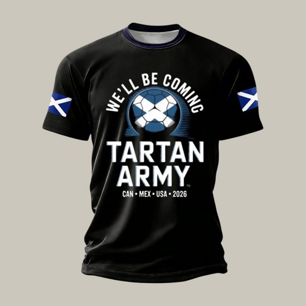 T-Shirt Scotland 2026 World Cup Soccer Lover Wardrobe Fan Appreciation Gift - GowGowStore
