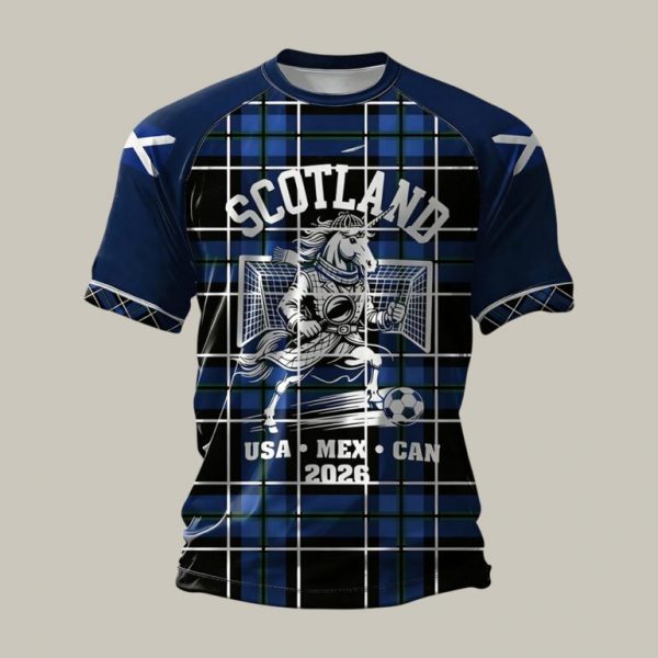Scotland 2026 FIFA World Cup Crew Tee World Cup Fan Collection Gift For The Whole Family - GowGowStore