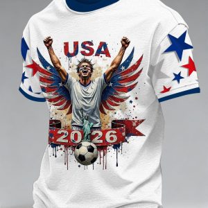 USA 2026 FIFA World Cup T-Shirt Kickoff Day Shirt Gift For Husband - GowGowStore