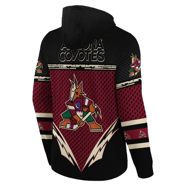 Arizona Coyotes National Hockey League All Over Prints Graphic Hoodie