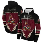 Arizona Coyotes National Hockey League All Over Prints Graphic Hoodie