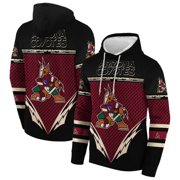 Arizona Coyotes National Hockey League All Over Prints Graphic Hoodie