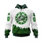 Columbus Blue Jackets, Happy St.Patrick Days Jersey Graphic Hoodie
