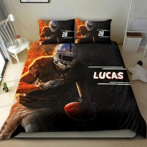 America Football bedding set - 4 pcs Personalized duvet cover, bed sheets, pillow shams