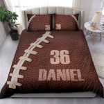 America Football custom bedding set - 4 pcs Personalized duvet cover, bed sheets, pillow shams