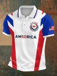 America World Cup 2026 Polo Shirt Soccer Game Day Clothing For World Cup Lovers - GowGowStore