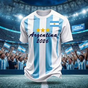 Tee Argentina 2026 World Cup World Cup Spirit Wear Gift For Friends And Family - GowGowStore