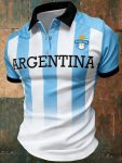 Argentina FIFA World Cup 2026 Polo Shirt Argentina World Cup Games Outfits Fan Apparel - GowGowStore