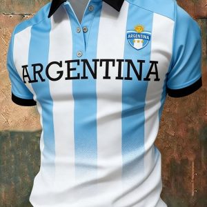 Argentina FIFA World Cup 2026 Polo Shirt Argentina World Cup Games Outfits Fan Apparel - GowGowStore