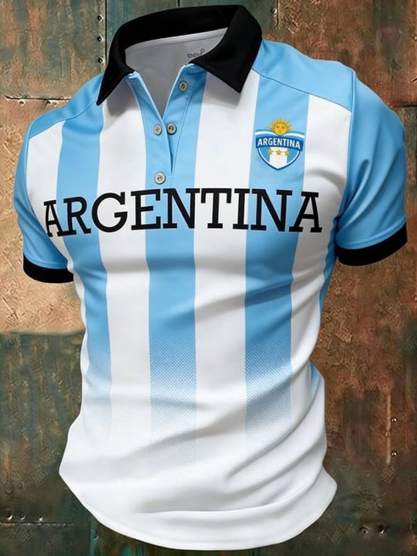 Argentina FIFA World Cup 2026 Polo Shirt Argentina World Cup Games Outfits Fan Apparel - GowGowStore