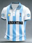 Argentina FIFA World Cup 2026 Polo Shirt Argentina World Cup Team Shirt Gifts Idea - GowGowStore