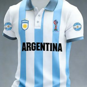 Argentina FIFA World Cup 2026 Polo Shirt Argentina World Cup Team Shirt Gifts Idea - GowGowStore