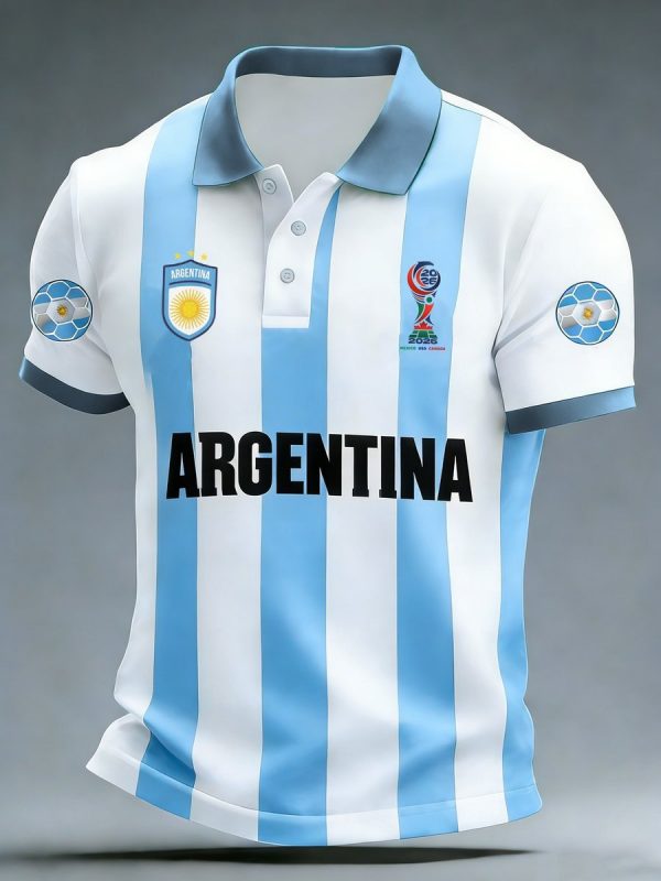 Argentina FIFA World Cup 2026 Polo Shirt Argentina World Cup Team Shirt Gifts Idea - GowGowStore