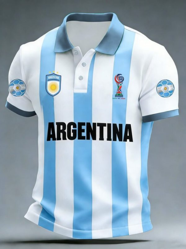 Argentina FIFA World Cup 2026 Polo Shirt Argentina World Cup Team Shirt Gifts Idea - GowGowStore