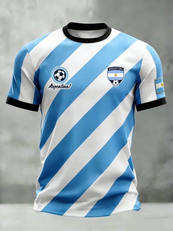 Argentina 2026 World Cup Soccer Shirt Matchday Fan Wear Gift For Soccer Lovers - GowGowStore