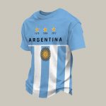 World Cup 2026 Argentina Graphic Tee Team Spirit Shirt Birthday Gift For Her - GowGowStore