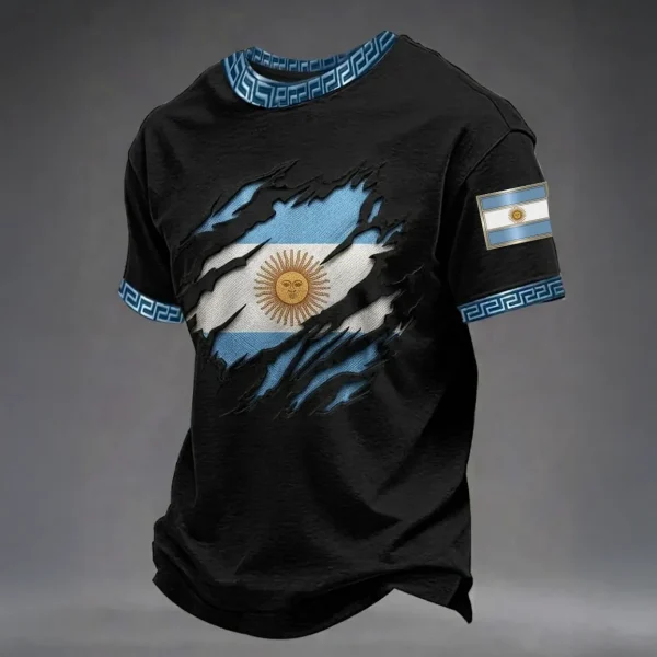 Crew Tee Argentina World Cup 2026 Fan Zone Apparel Gift For Mom - GowGowStore
