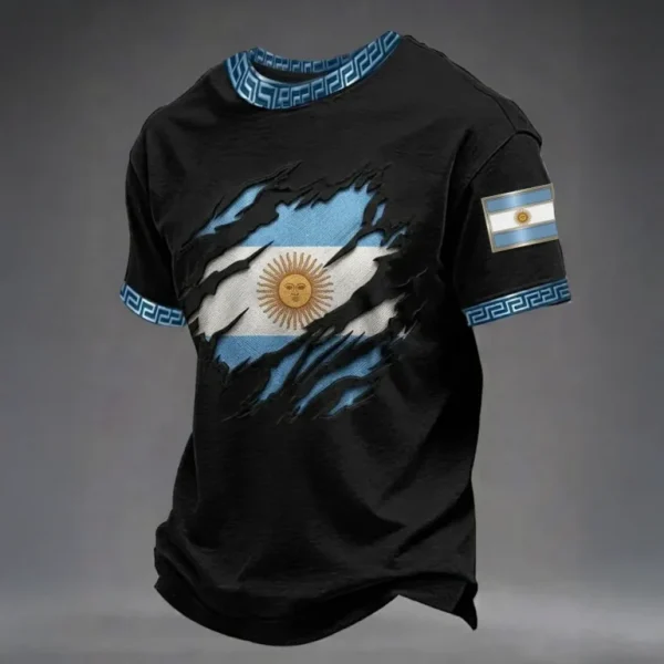 Crew Tee Argentina World Cup 2026 Fan Zone Apparel Gift For Mom - GowGowStore