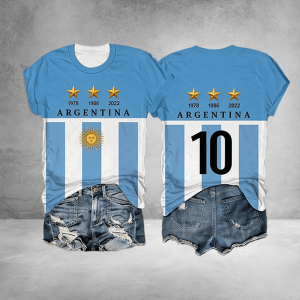 Argentina 2026 FIFA World Cup Fan Shirt Game Time Fan Gear Holiday Gift Idea - GowGowStore