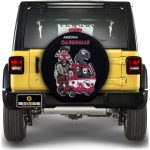 Arizona Cardinals Spare Tire Covers Horror Characters Car Accessories