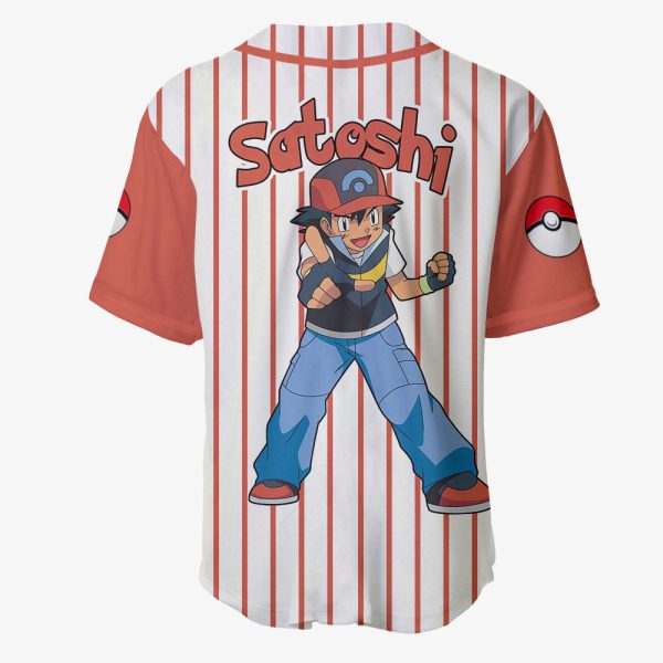 Anime-Inspired Baseball Jersey – Satoshi Design For Fans & Collectors