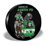 Austin FC Spare Tire Covers Horror Characters Car Accessories