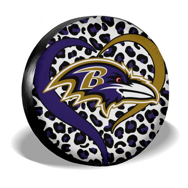 Baltimore Ravens Spare Tire Cover Custom For Fans