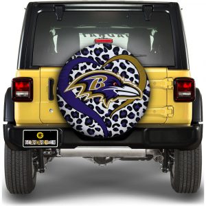 Baltimore Ravens Spare Tire Cover Custom For Fans