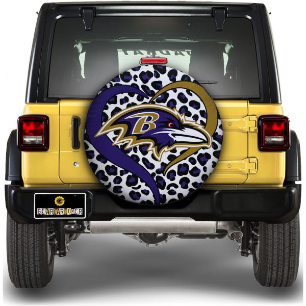 Baltimore Ravens Spare Tire Cover Custom For Fans