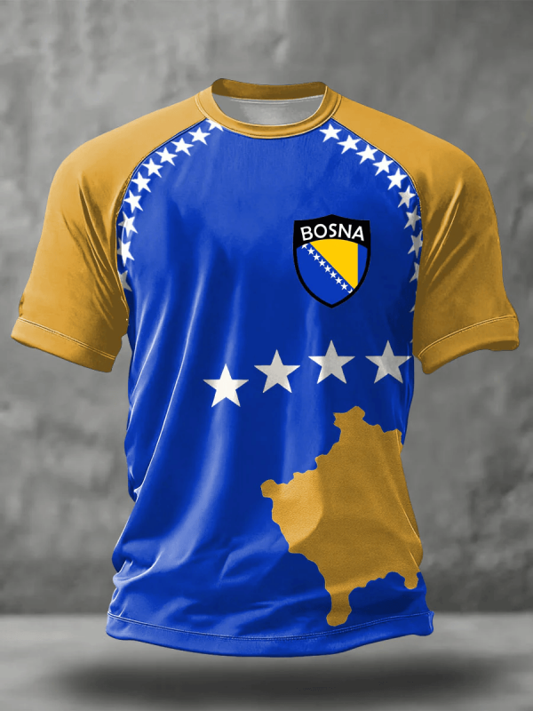 Bosnia and Herzegovina 2026 World Cup Graphic Tee Tailgate Day Shirt Gift For Men - GowGowStore