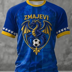 Bosnia and Herzegovina 2026 World Cup Crew Tee Matchday Fan Wear Mother's Day Present - GowGowStore