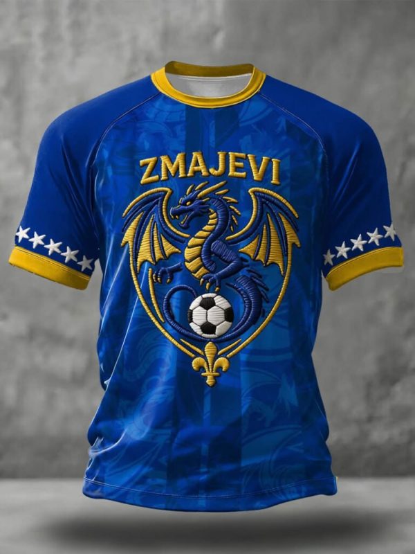 Bosnia and Herzegovina 2026 World Cup Crew Tee Matchday Fan Wear Mother's Day Present - GowGowStore
