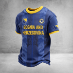 T-Shirt Bosnia and Herzegovina 2026 World Cup World Cup Spirit Wear Gift For Dad - GowGowStore
