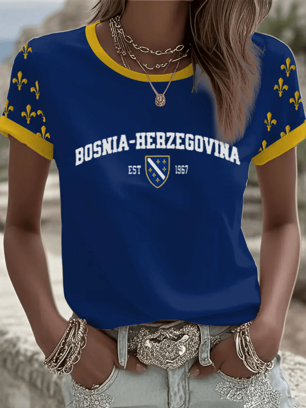 Bosnia and Herzegovina World Cup 2026 Graphic Tee Football Fan Favorite Gift For Football Fans - GowGowStore