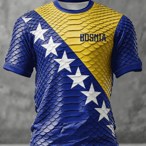 Bosnia and Herzegovina 2026 FIFA World Cup Graphic Tee Soccer Nation Pride Gift For Mom - GowGowStore