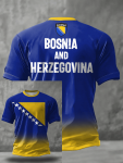 Soccer Shirt Bosnia and Herzegovina 2026 World Cup Game Day Fan Apparel Gift For Women - GowGowStore