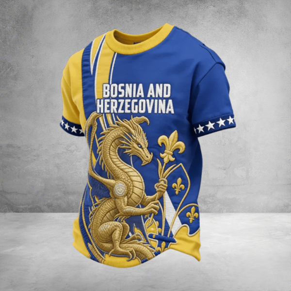 Crew Tee Bosnia and Herzegovina 2026 FIFA World Cup Soccer Pride Apparel Mother's Day Present - GowGowStore