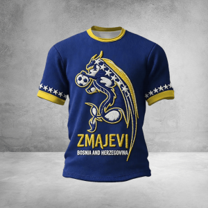Bosnia and Herzegovina Fan Shirt FIFA World Cup 2026 Soccer Nation Tee Gift For Men - GowGowStore