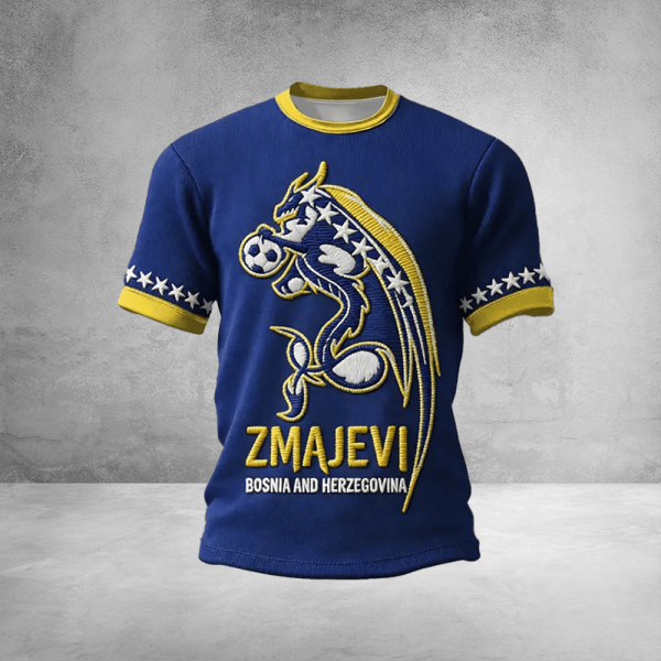 Bosnia and Herzegovina Fan Shirt FIFA World Cup 2026 Soccer Nation Tee Gift For Men - GowGowStore