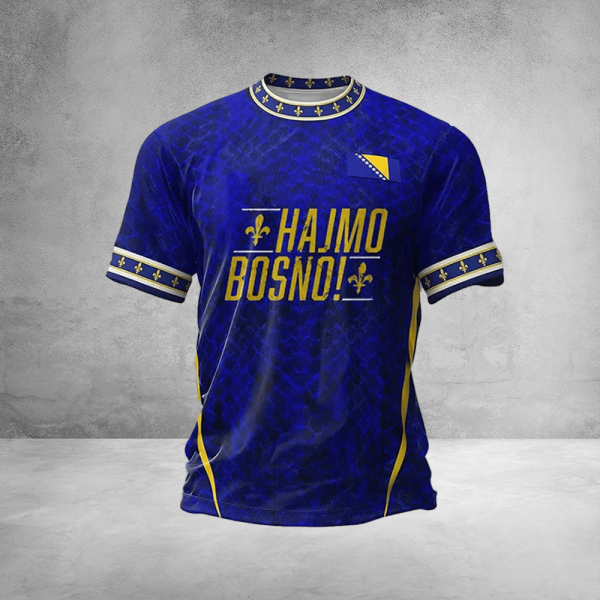 Bosnia and Herzegovina World Cup 2026 Crew Tee Soccer Squad Gear Christmas Present Idea - GowGowStore