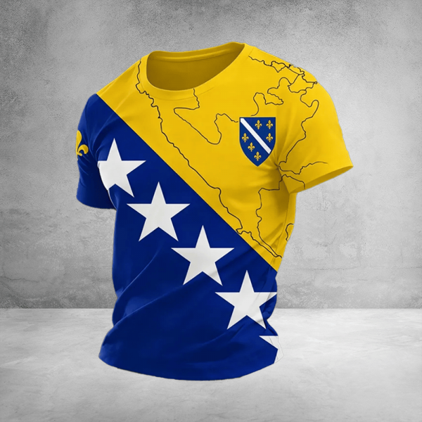 Crew Tee Bosnia and Herzegovina World Cup 2026 Soccer Nation Pride Gift For Women - GowGowStore