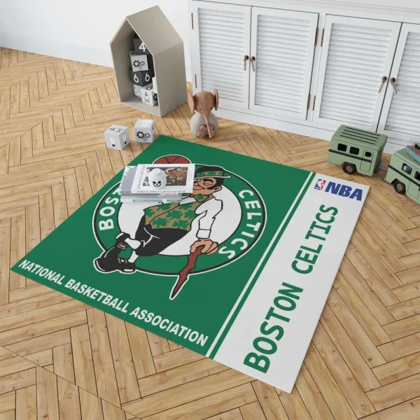 Boston Celtics NBA Basketball Floor Rug
