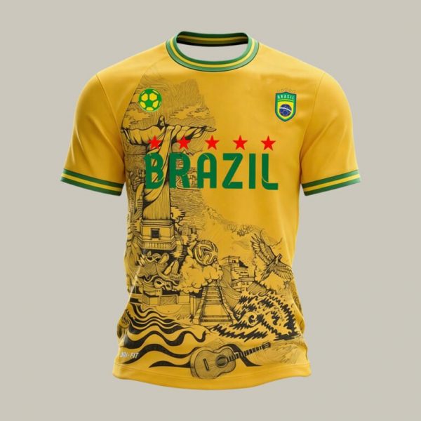 World Cup 2026 Brazil Fan Shirt National Team Pride Shirt Birthday Gift For Him - GowGowStore