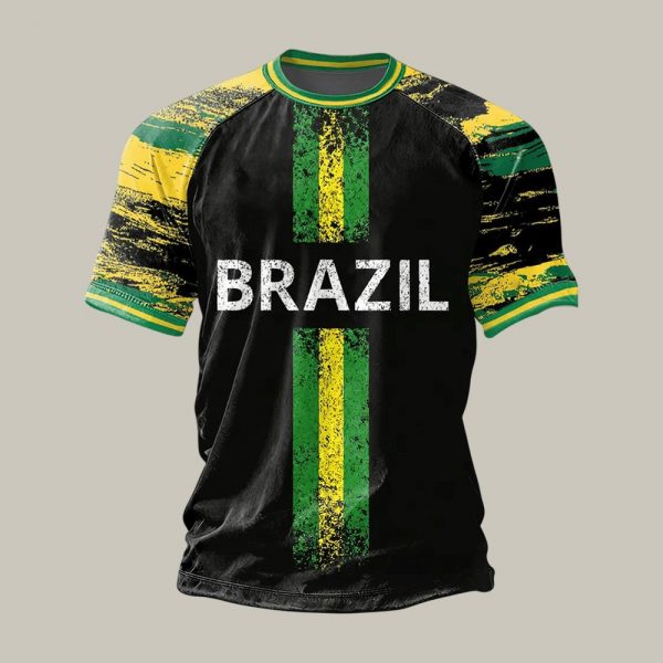 World Cup 2026 Brazil Graphic Tee Soccer Squad Gear Gift For Boyfriend - GowGowStore