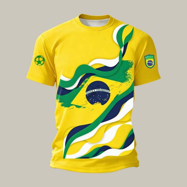 Tee Brazil World Cup 2026 Tailgate Day Shirt Gift For Soccer Lovers - GowGowStore